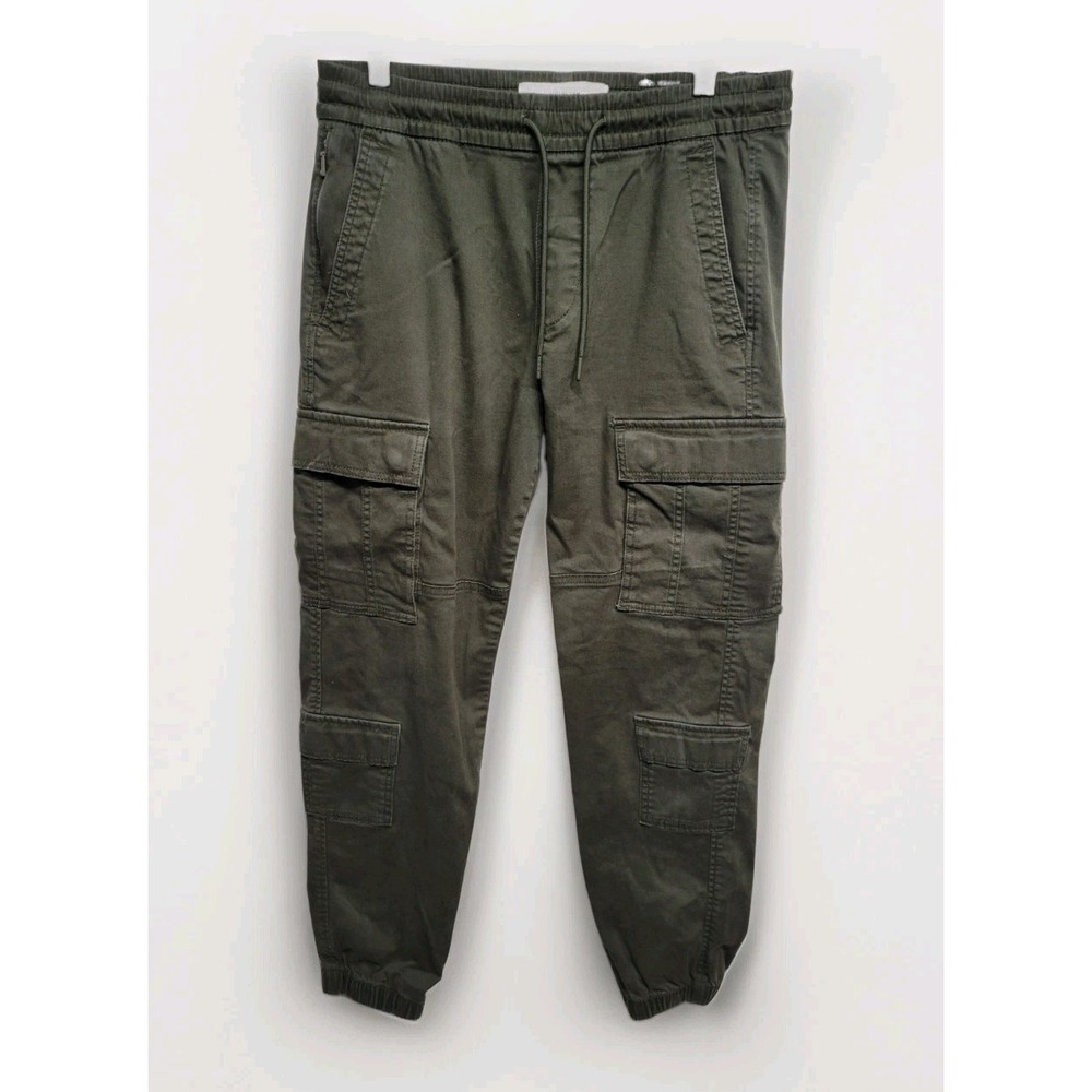 Hollister Womens Army Green Cargo Drawstring Joggers Small - Picture 1 of 8